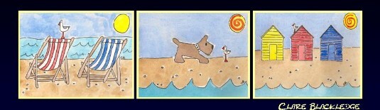 BMCB1_beach Bookmark Clare Blacklege beach